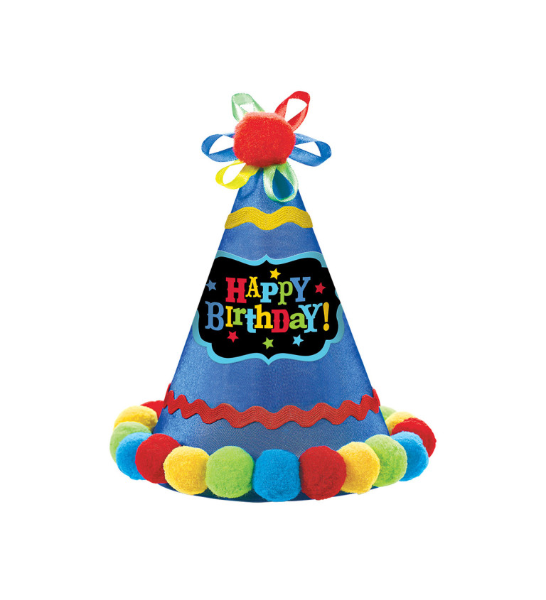 Fóliový balónik Čapica, Happy Birthday