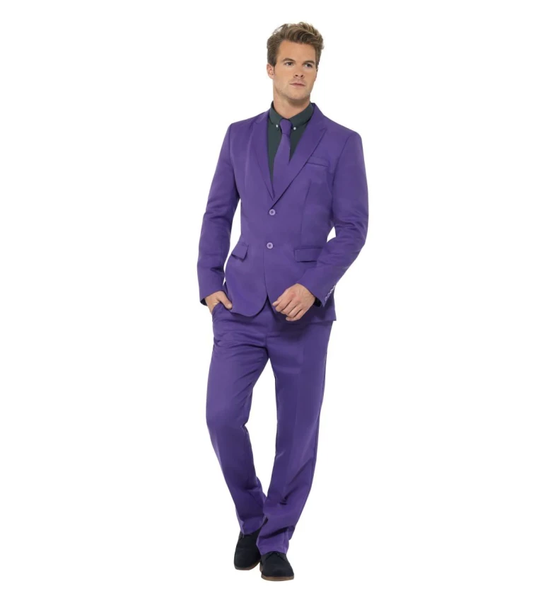 Pánsky kostým Oblek, fialový