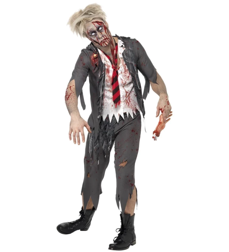 Dámsky kostým Zombie školáčka