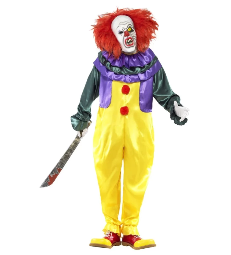 Pánsky kostým Hororový klaun