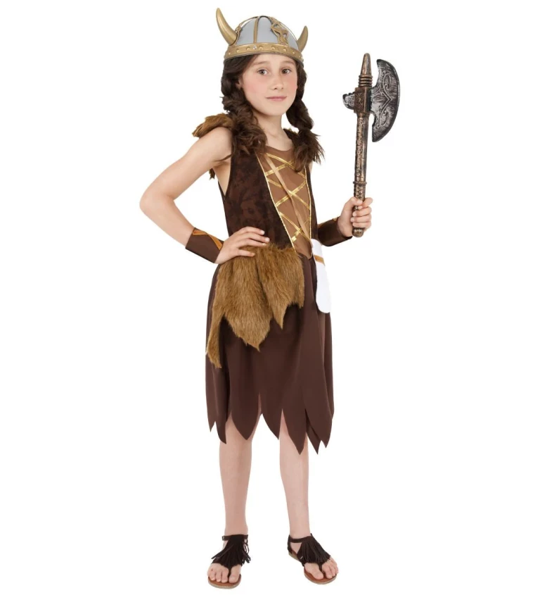 Detský kostým Vikingská slečna