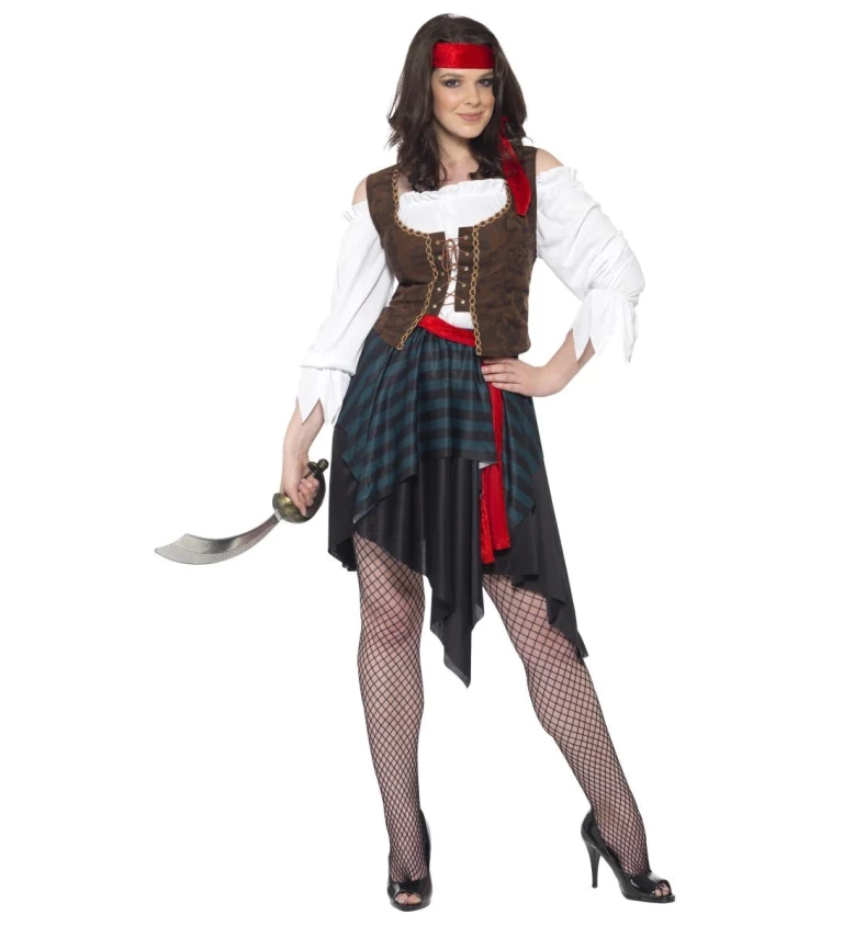 Dámsky kostým  Lúpežnícka pirátka