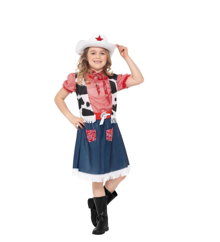 Detský kostým pre dievča - Kovbojka