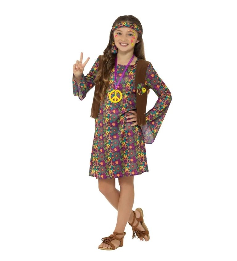 Detský kostým Hippie dievča