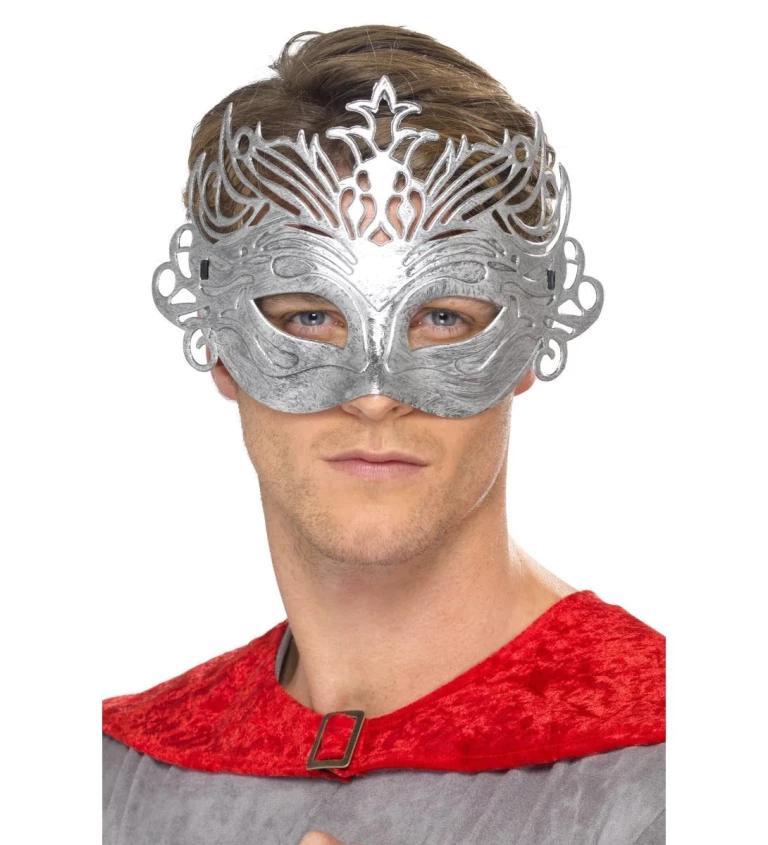 Maska Strieborný bojovník II