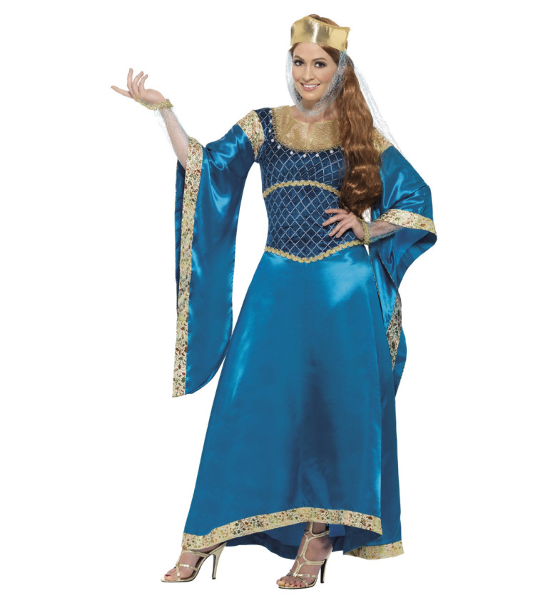 Dámsky kostým Kráľovná, modrá