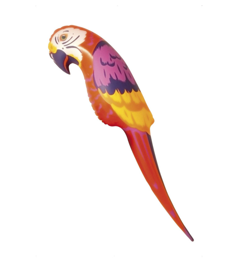 Nafukovací farebný papagáj