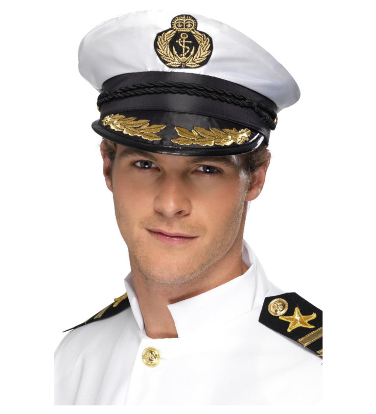 Kapitánska námornícka čapica - deluxe