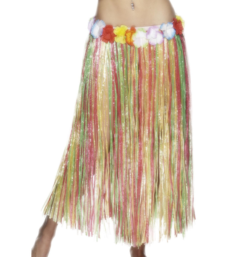 Havajská sukňa Hula - viacfarebná