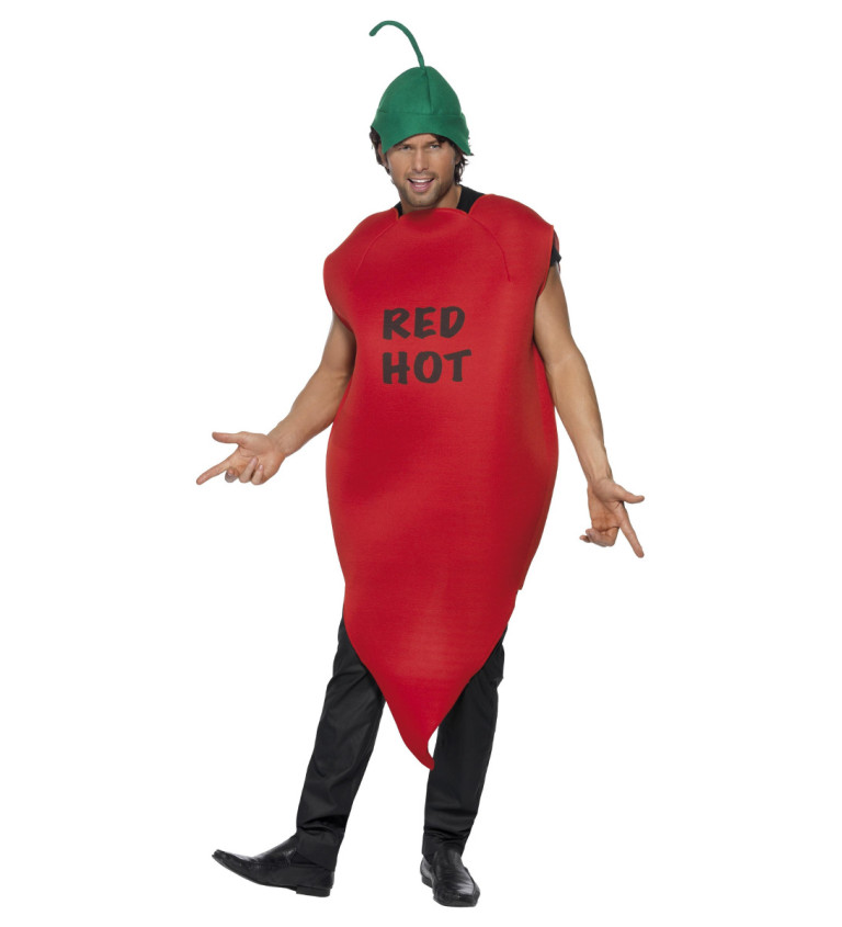 Unisex kostým Červená chilli paprička
