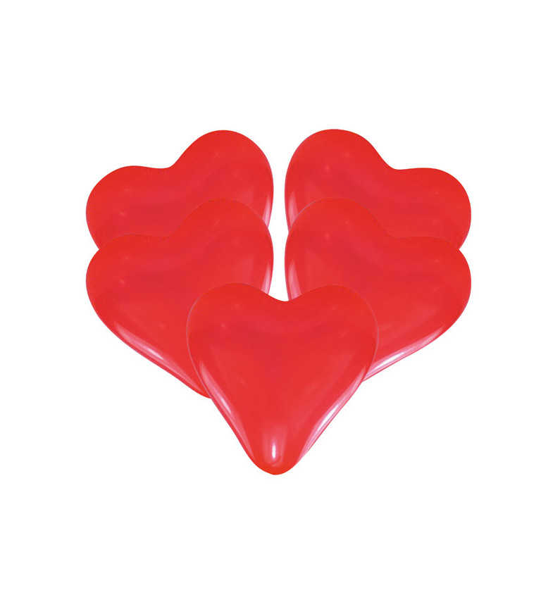 Latexové balóniky Srdce, červené