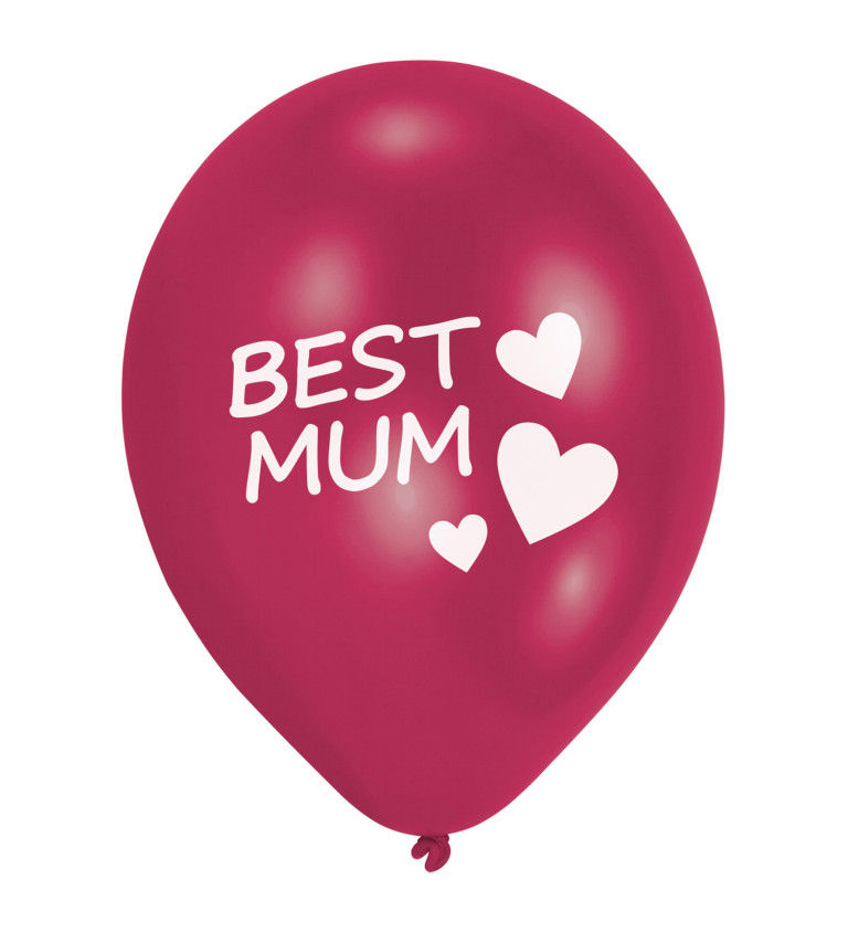 Latexový balónik Best Mum