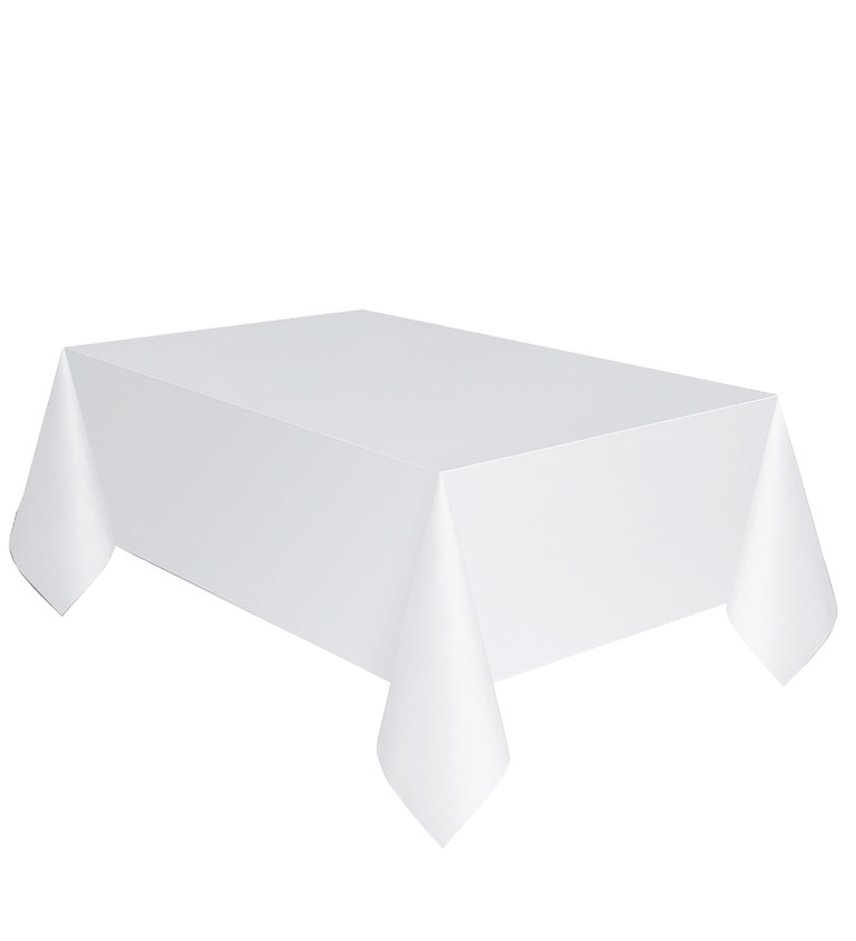 Obrus na stôl, biely