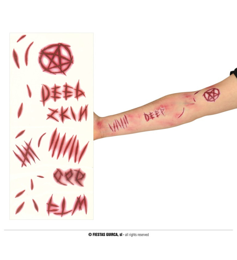 Halloweenske tetovania Démon