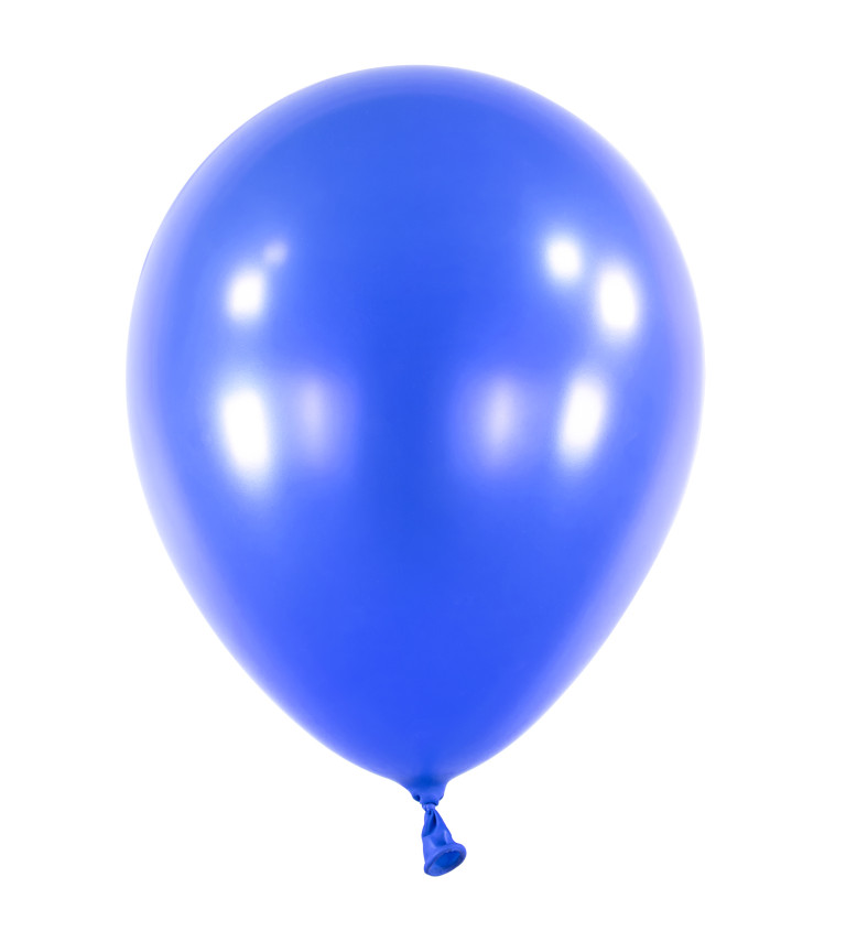 Latexové balóniky, metallic bright royal blue 35 cm