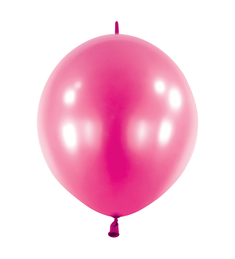 Latexové balóniky, metallic hot pink 30 cm