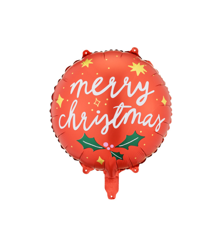 Fóliový balónik "Merry Christmas"