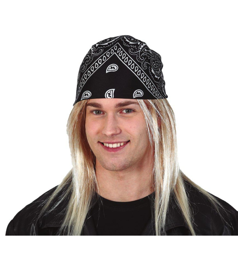 Čierny kovbojský šátek