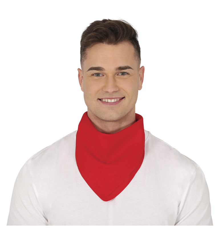 Bandana šatka červená