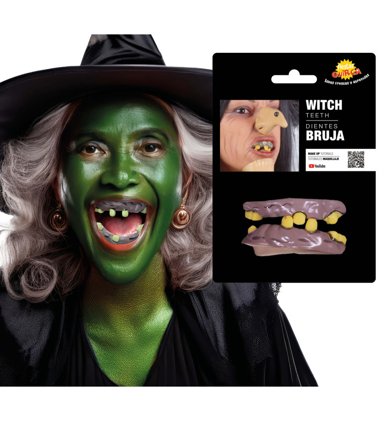 Čarodejnícke latexové zuby