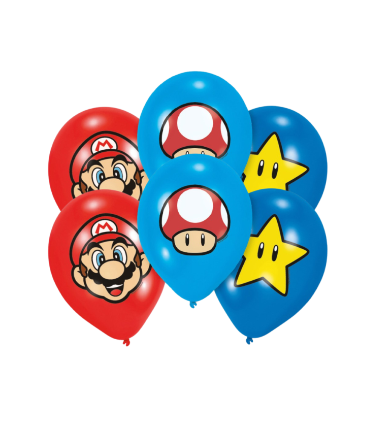 Balónik - Super Mario 6 ks