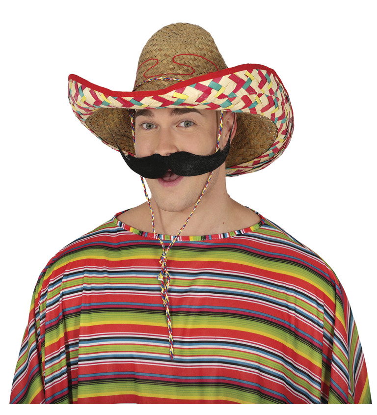 Mexický slamený klobúk