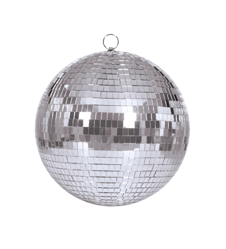 Strieborná disco guľa