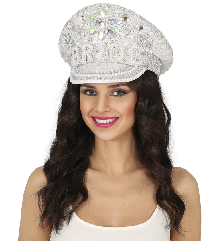 Kapitánska čiapka pre nevestu "Bride"