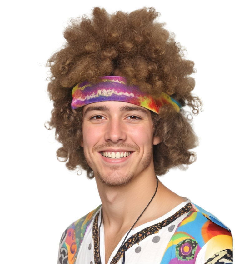 Pánska parochňa – hippie afro