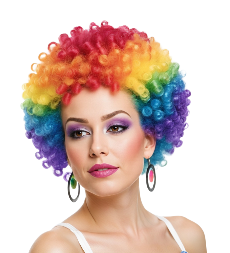 Parochňa – afro, multicolor
