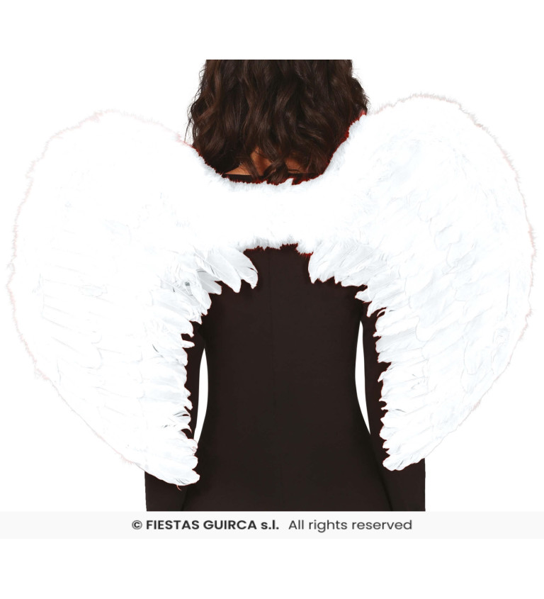 Anjelské krídla biele