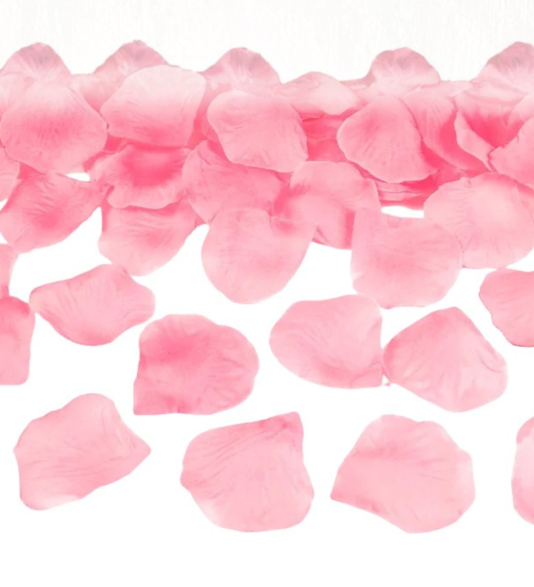 Okvetné lístky svetlo ružové