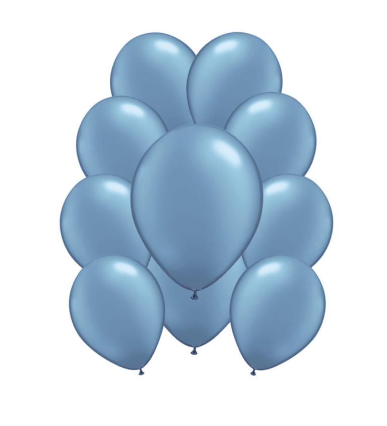 Pastelové latexové balóniky - Matne modré