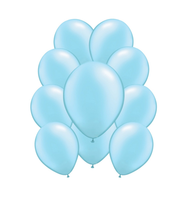 Latexové balóniky pastelové - Baby modré