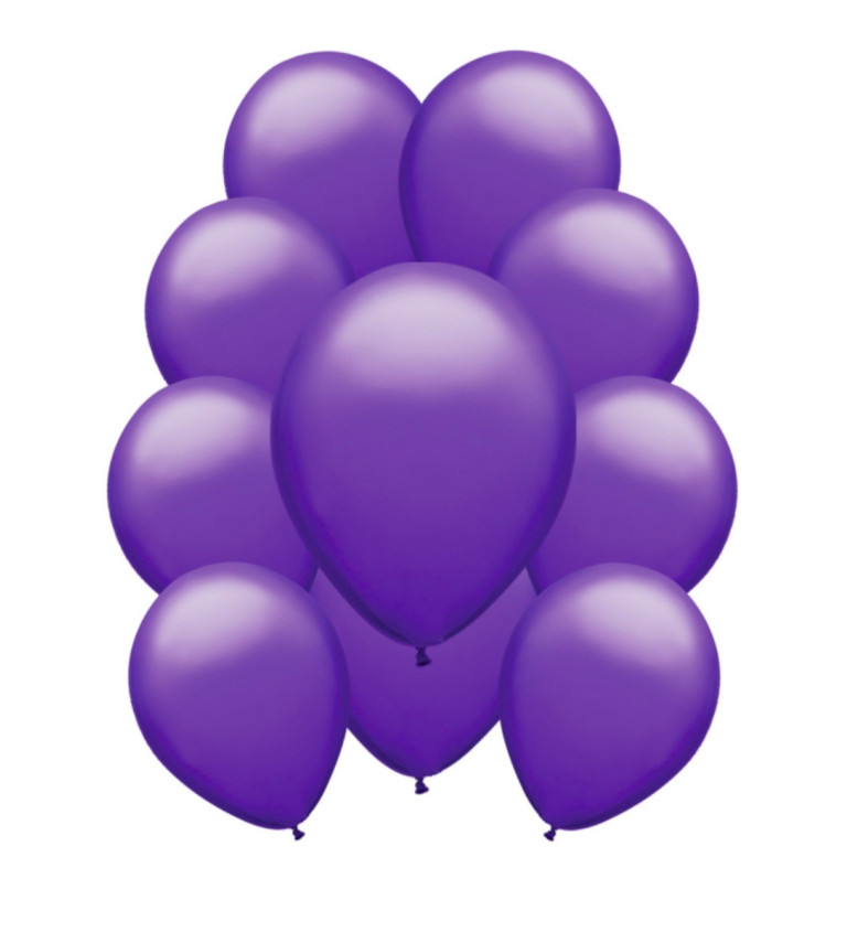 Latexové balóniky pastelové - Tmavofialové