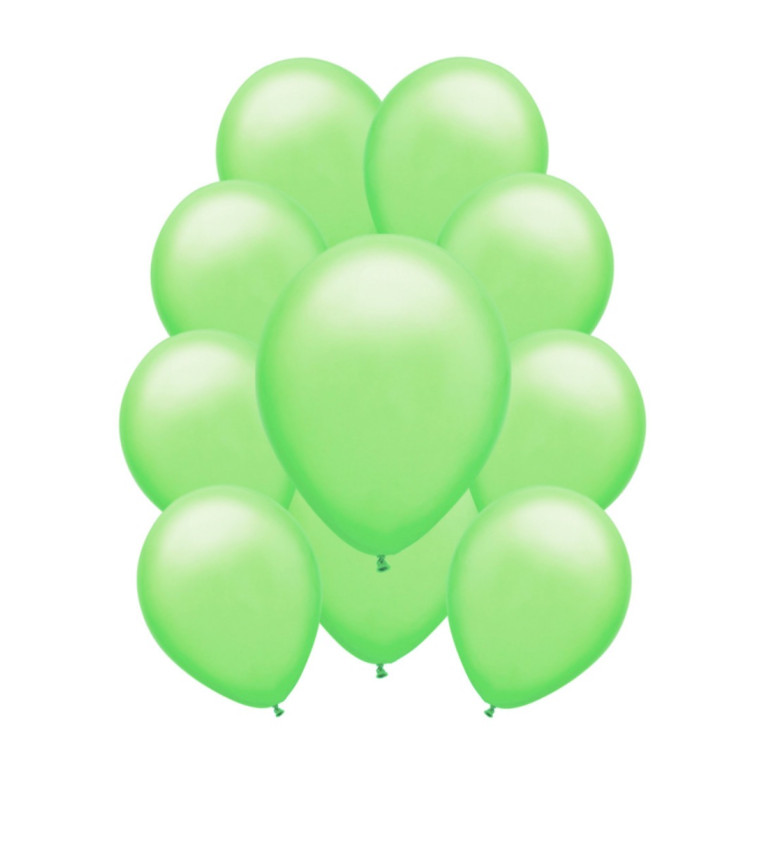 Latexové balóniky pastelové - Svetlozelené