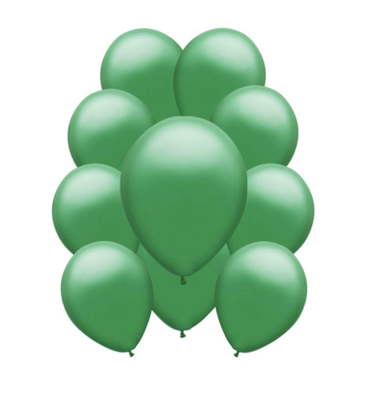Latexové balóniky pastelové - Tmavo zelené