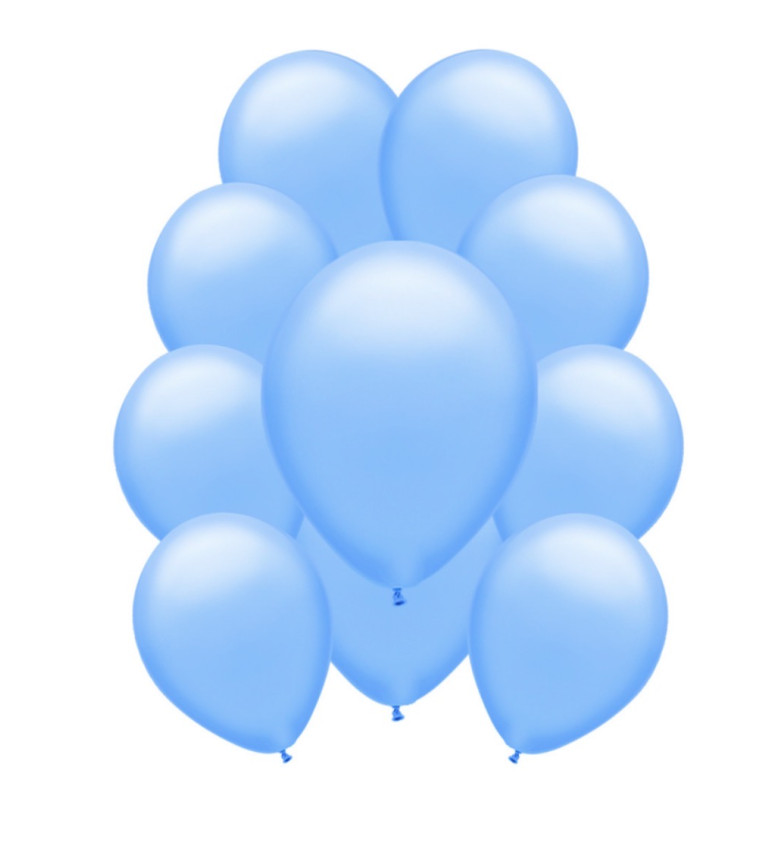 Latexové balóniky pastelové - Svetlo modré