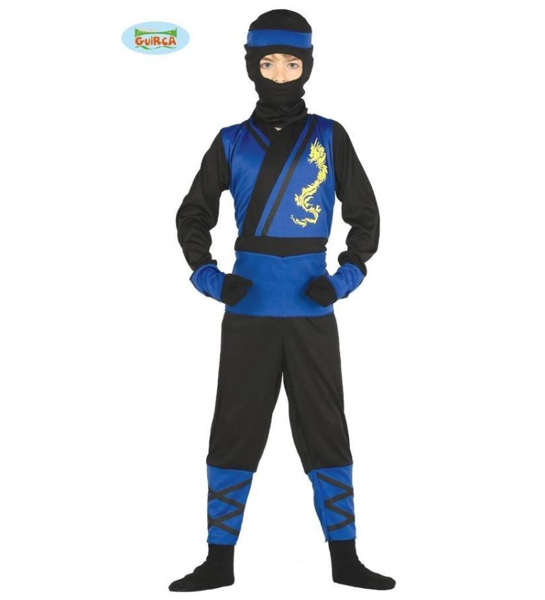 Detský kostým Modrý ninja