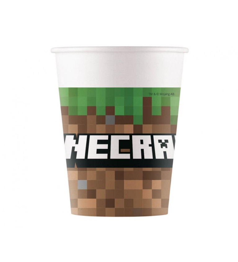 Papierové tégliky Minecraft