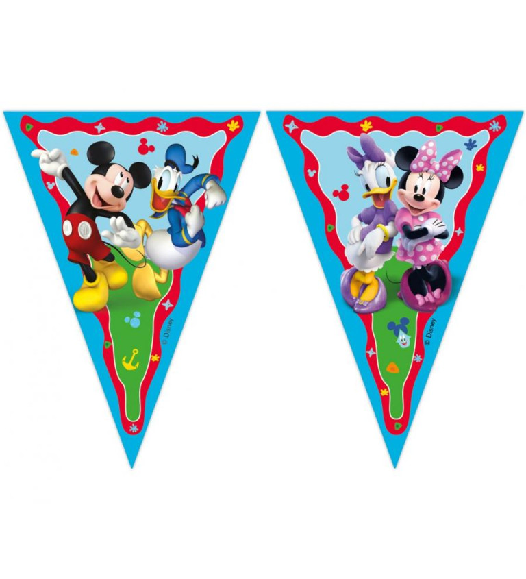 Girlanda vlajočky Mickey Rock The House