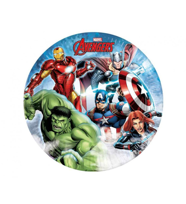 Papierové taniere Avengers