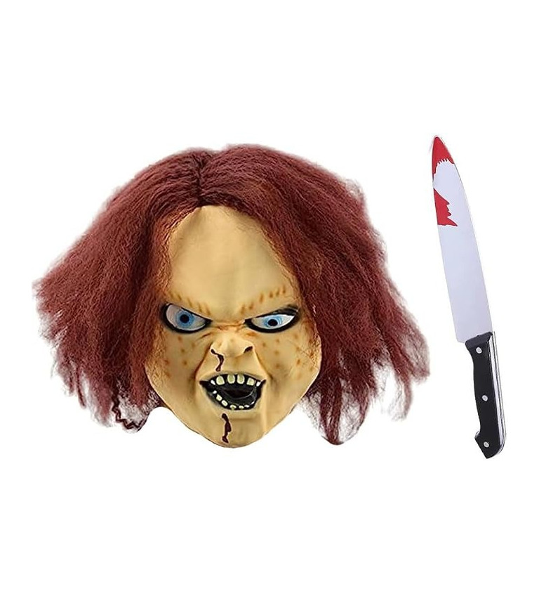 Hororová maska bábiky